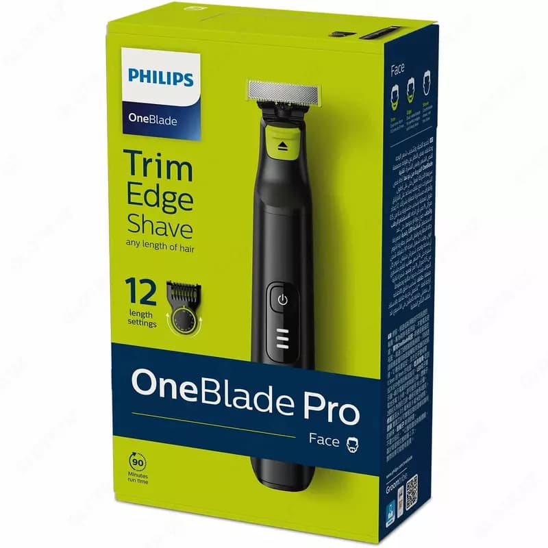 Триммер Philips OneBlade Pro, для бороды, усов, автономный, время работы до 90 мин. — 1