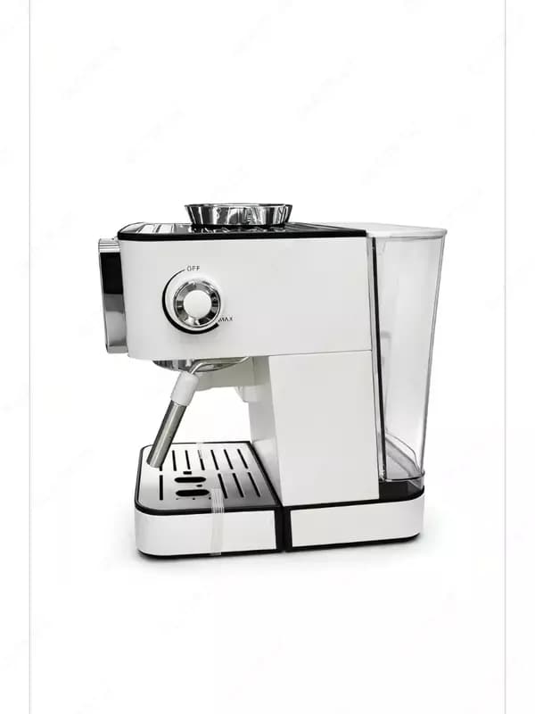 Кофеварка рожковая Uakeen Germany ZL-1509, с дисплеем, встроенной кофемолкой, 1350Вт, 20бар — 4