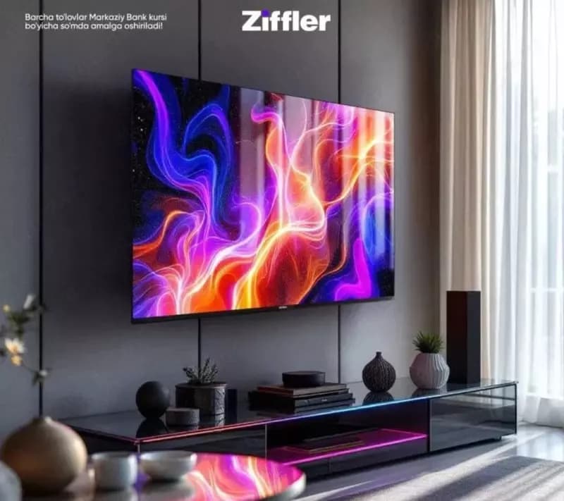 SMART премиум телевизор ”Ziffler” 100A5D, 4K UHD, QLED, IPS, You tube, OYO Care TV, Google TV — 2