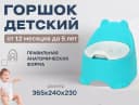 Горшок детский №6 голубой
