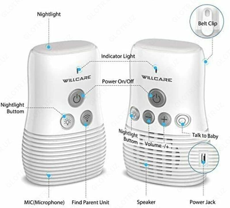 Willcare Baby Audio Monitor (DBM-8) — 1