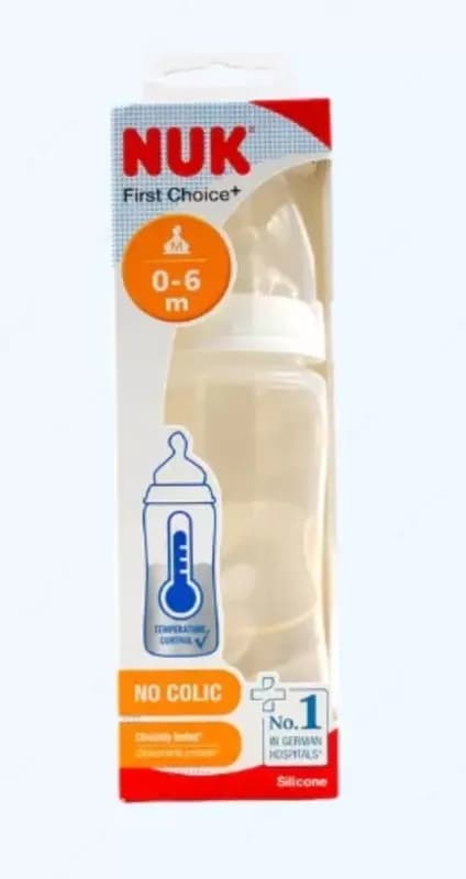 Nuk Бутылка FC+ Temp с силиконовой соской, сердце, 300 мл — 1