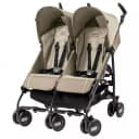 Коляска для двойни Peg-Perego Pliko Mini Twin Classico бежевая