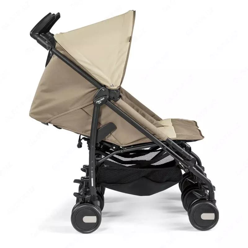 Коляска для двойни Peg-Perego Pliko Mini Twin Classico бежевая — 4
