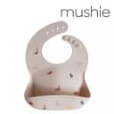 Нагрудник Mushie силиконовый dinosaurs