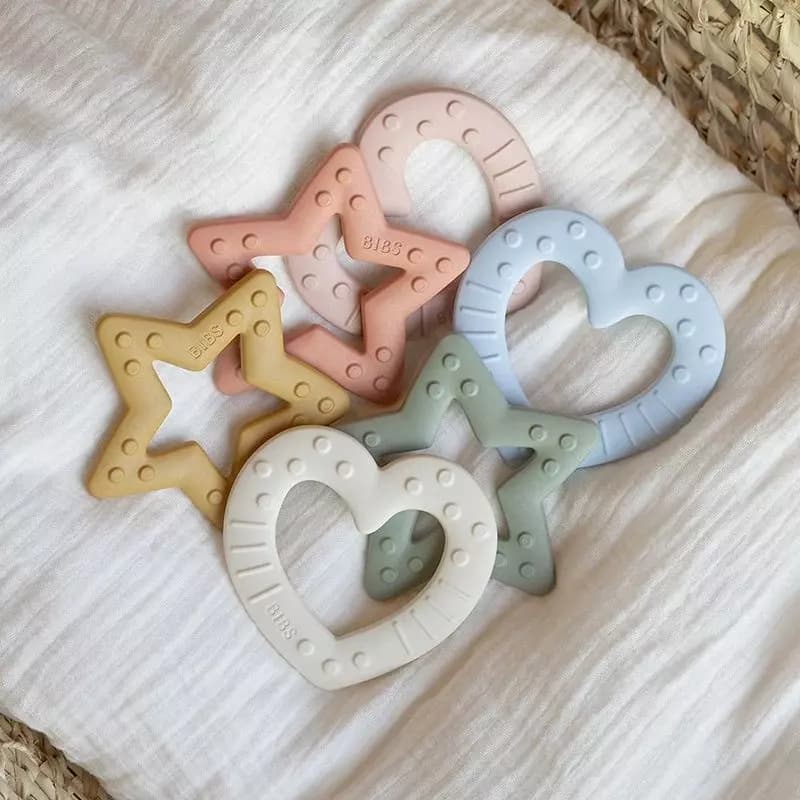 Прорезыватель BIBS Baby Bitie Heart — 3