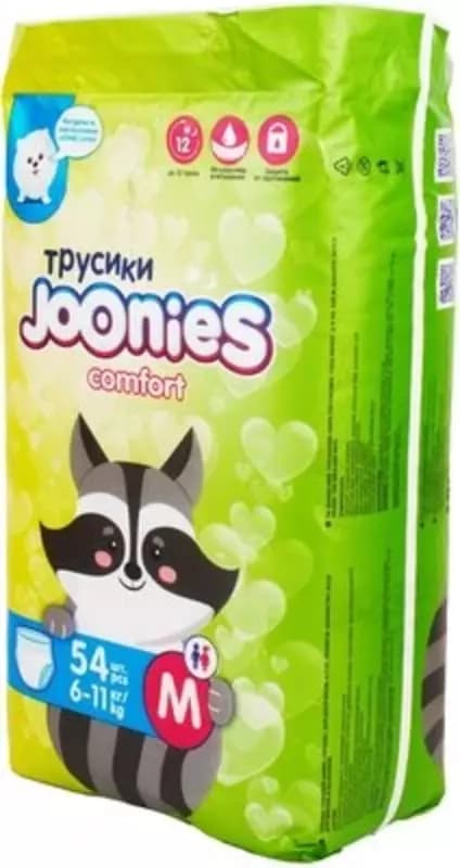 Joonies трусики Comfort M, 6-11 кг, 54 шт — 2