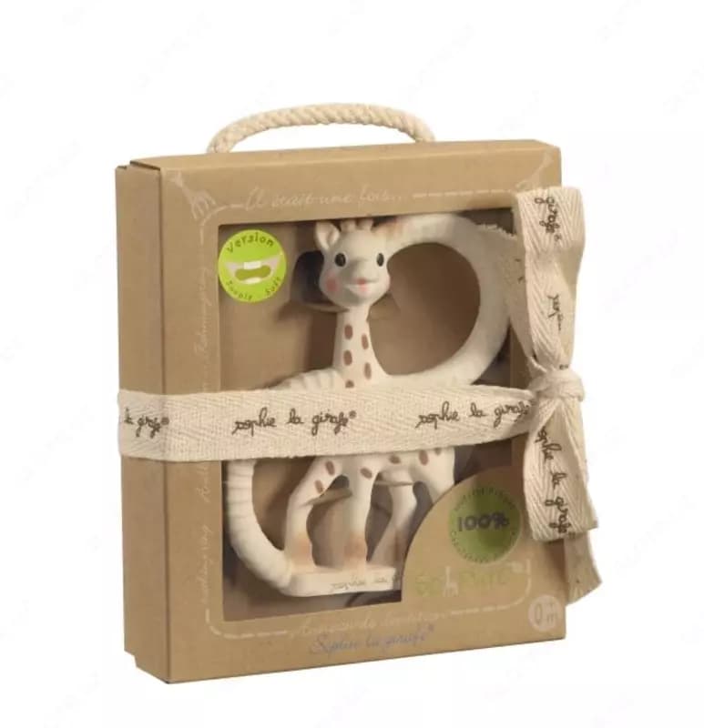 Кольцо для прорезывания зубов Жирафик Софи🦒Sophie la girafe (с колечком) — 1