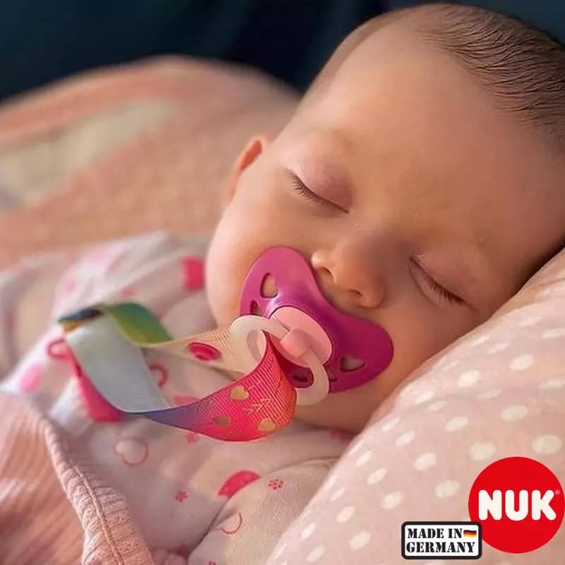 👶🏻0-6мес NUK (Германия) Classic FASHION Соска-пустышка из силикона. — 2