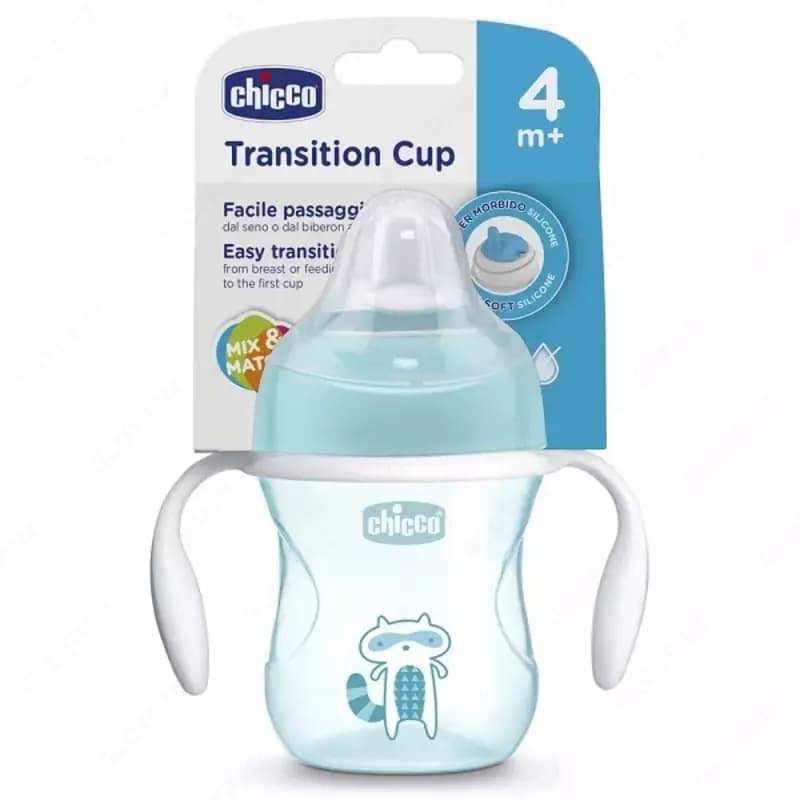 Поильник TRANSITION CUP 4m+ BOY, арт.CH069112 — 4