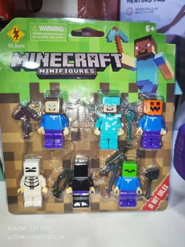 Игровой набор ”Фигурки из Minecraft” (Майнкрафт-6 шт) — 1