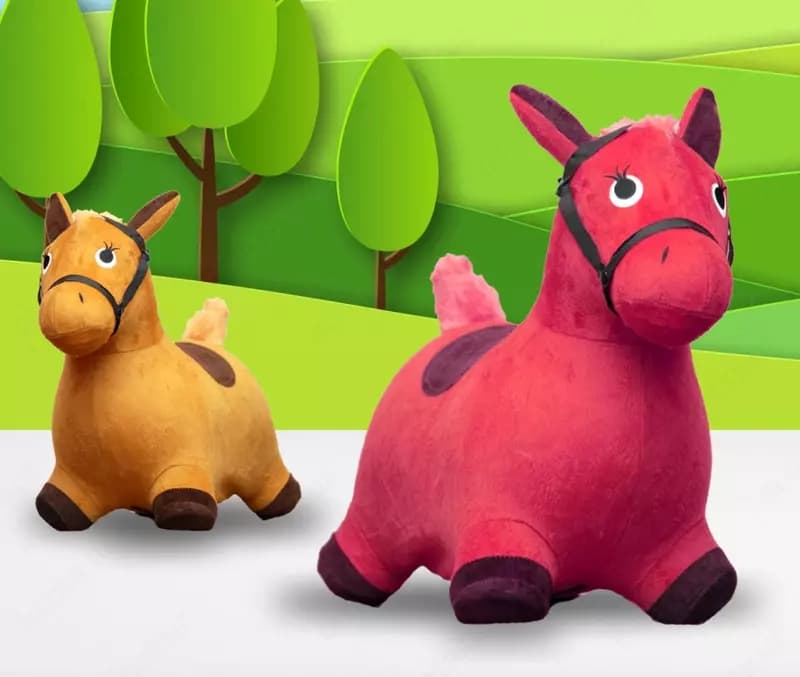 Игрушка-прыгун "Лошадь" в чехле — 1
