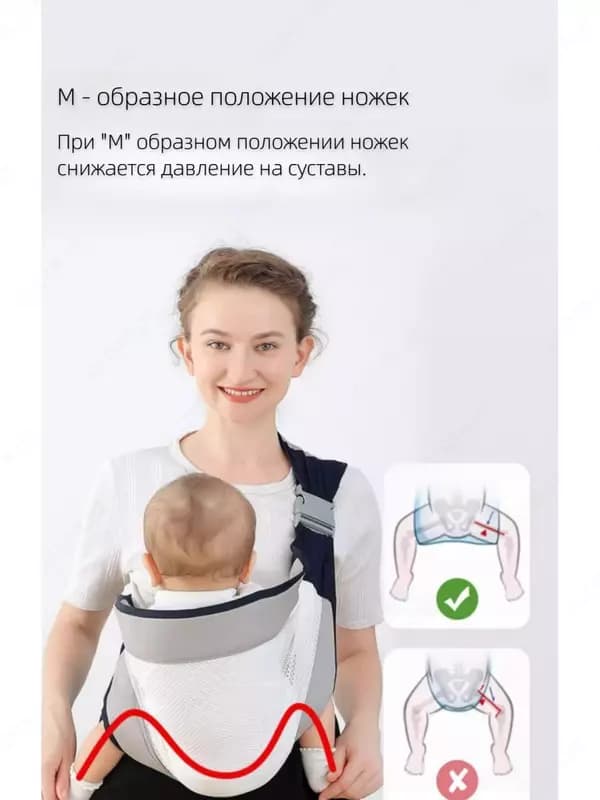 Слинг для малыша - это удобный способ носить ребенка на себе, особенно в первые месяцы жизни. Существует множество различных типов слингов д... — 4