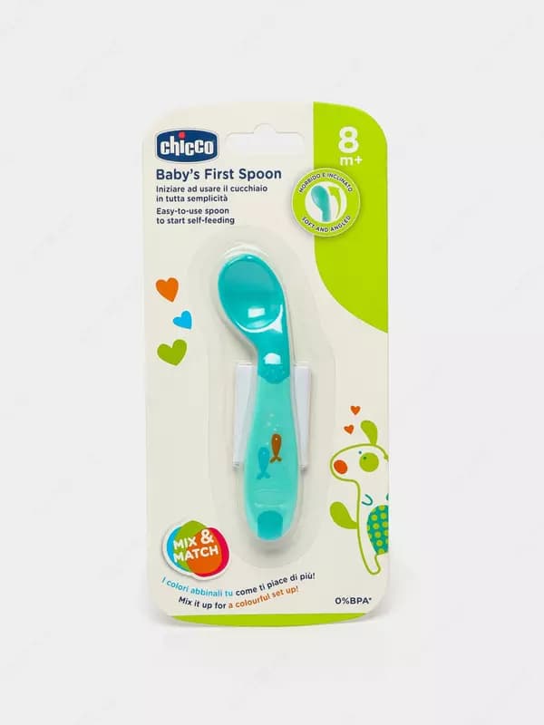 Детская ложечка FIRST SPOON 8m+ BOY, арт. CH16100-20 — 2