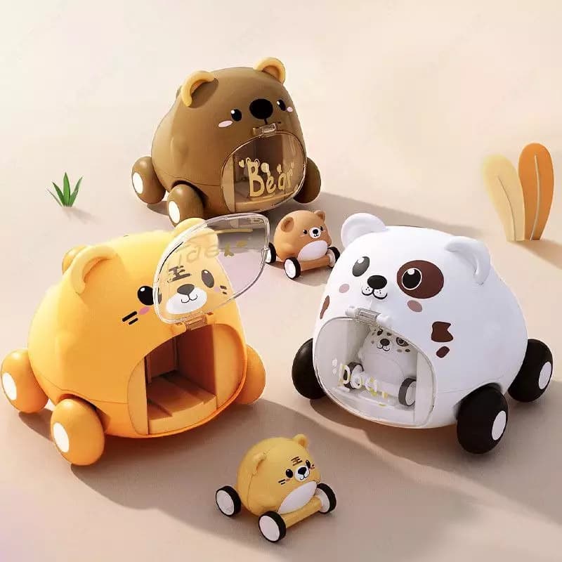Инерционная мультяшная игрушка ”Машинка Мама и малыш” — 2