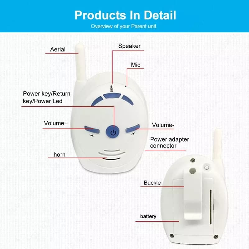 2.4G Беспроводная аудионяня — 5
