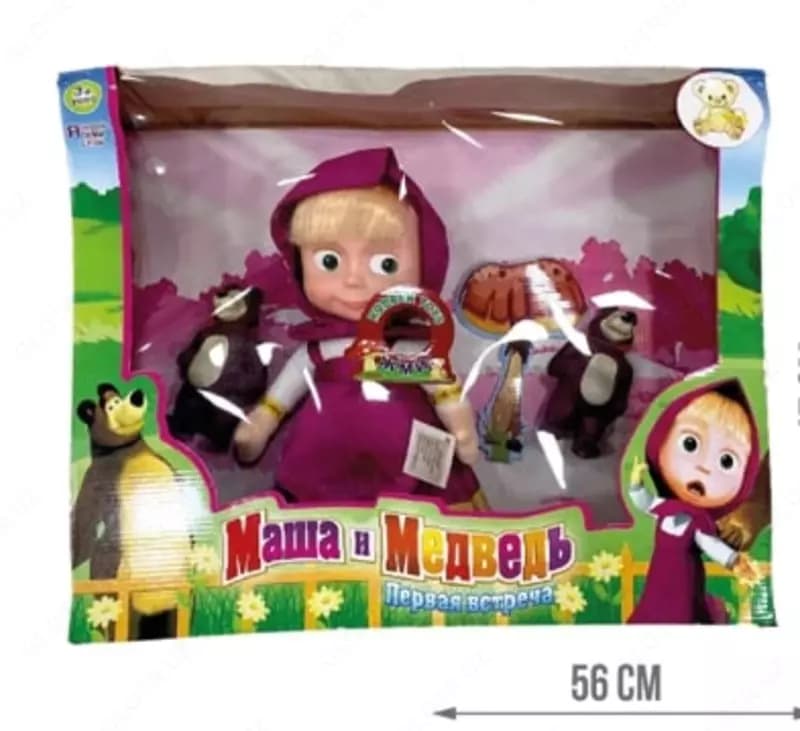 Игровой комплект игрушек "Маша и 2 Медведя" (RT-102-2) — 2