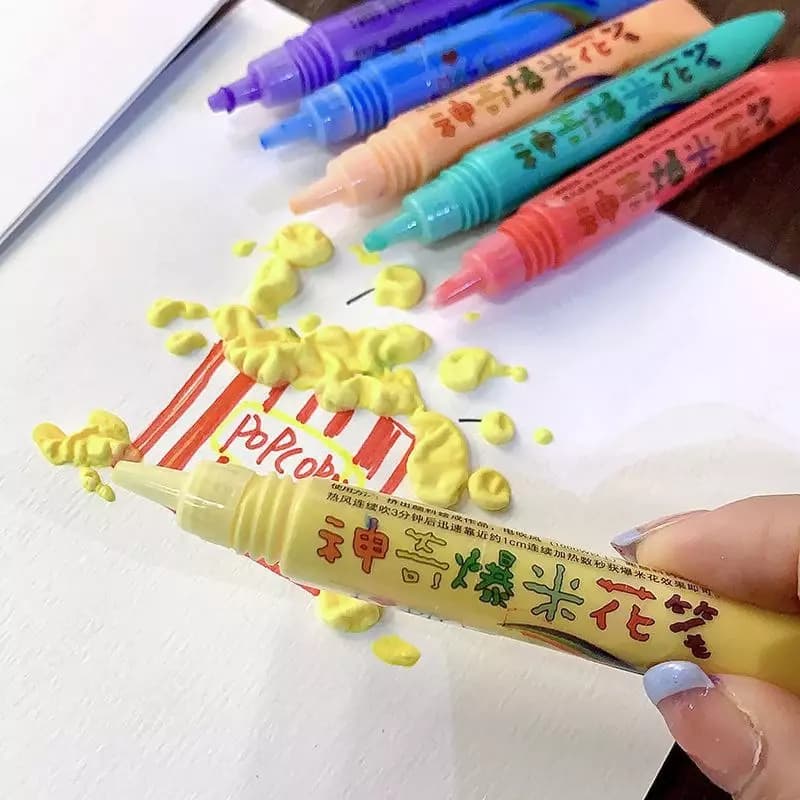 Уникальный набор ручек с Puffy Magic Ink для изготовления 3D-художественных изделий (6 шт) — 8