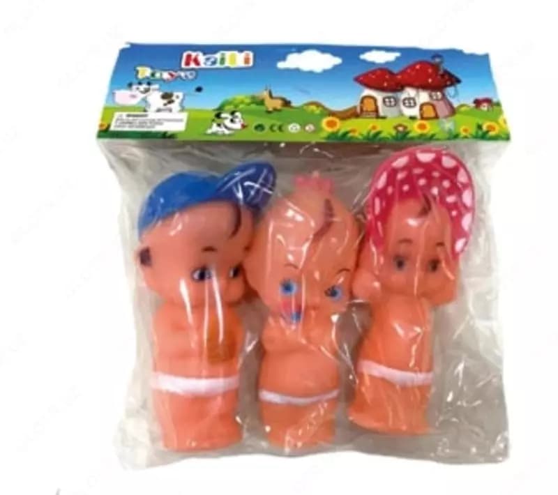 Резиновые игрушки "Маленькие малыши" (RT-090-1) — 2