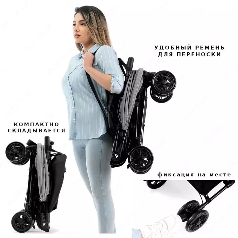 Прогулочная коляска Opal Double от Jikel (Франция) для двоих — 6