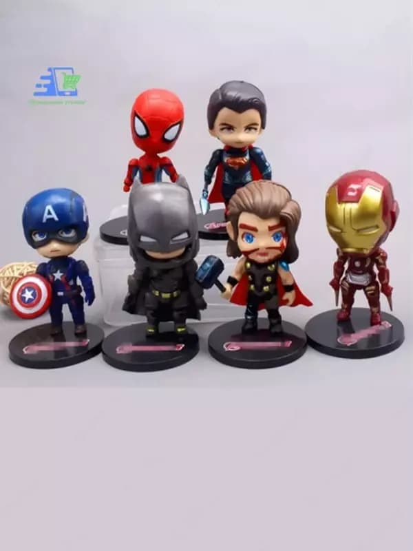 Набор фигурок супергероев Marvel и DC Comics (6 шт) — 5