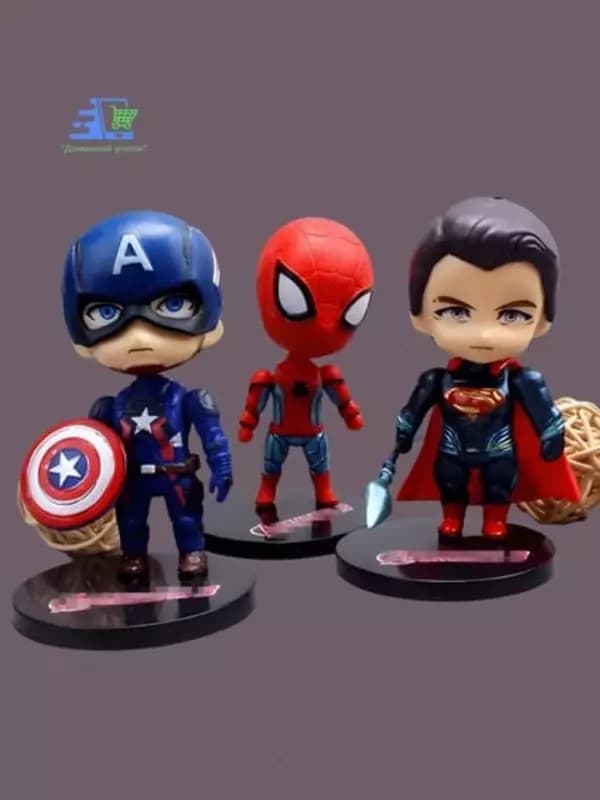 Набор фигурок супергероев Marvel и DC Comics (6 шт) — 7