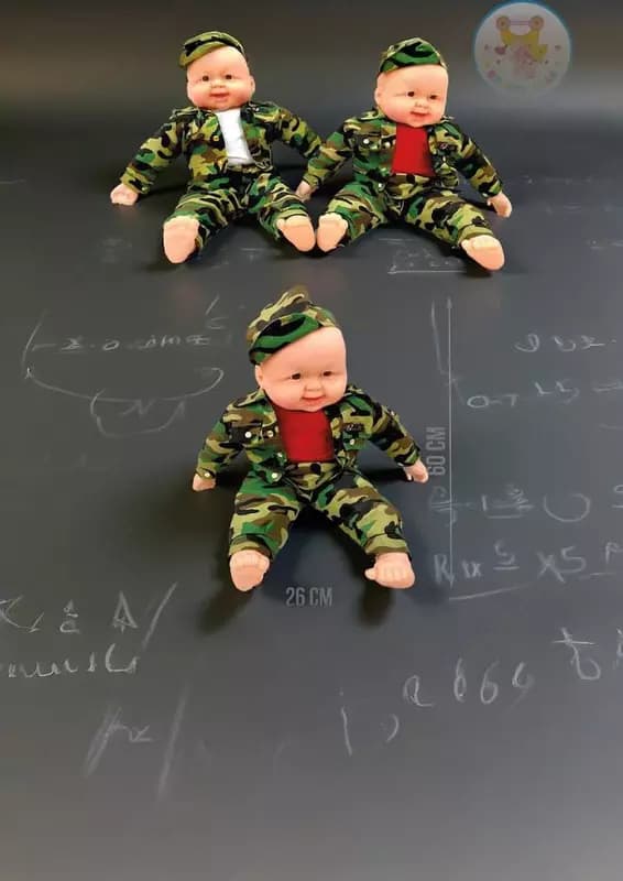 Кукла для девочек "ПУПС" в военной форме — 3