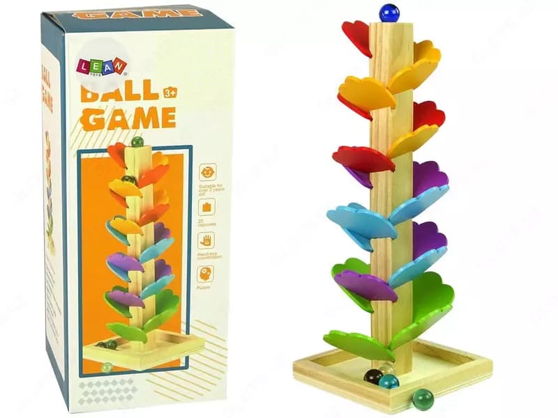 Развивающая игрушка ”Игра шарики на лепестках” — 4