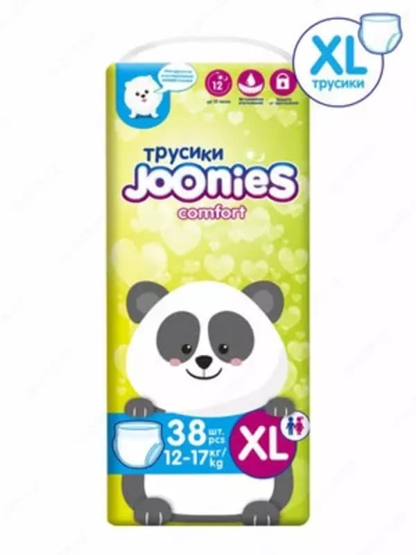 Джунис (JOONIES) COMFORT Подгузники-трусики для детей XL (12-17) N38 — 1