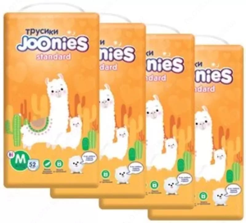Joonies трусики Standart M, 6-11 кг, 52 шт., 4 уп. — 1