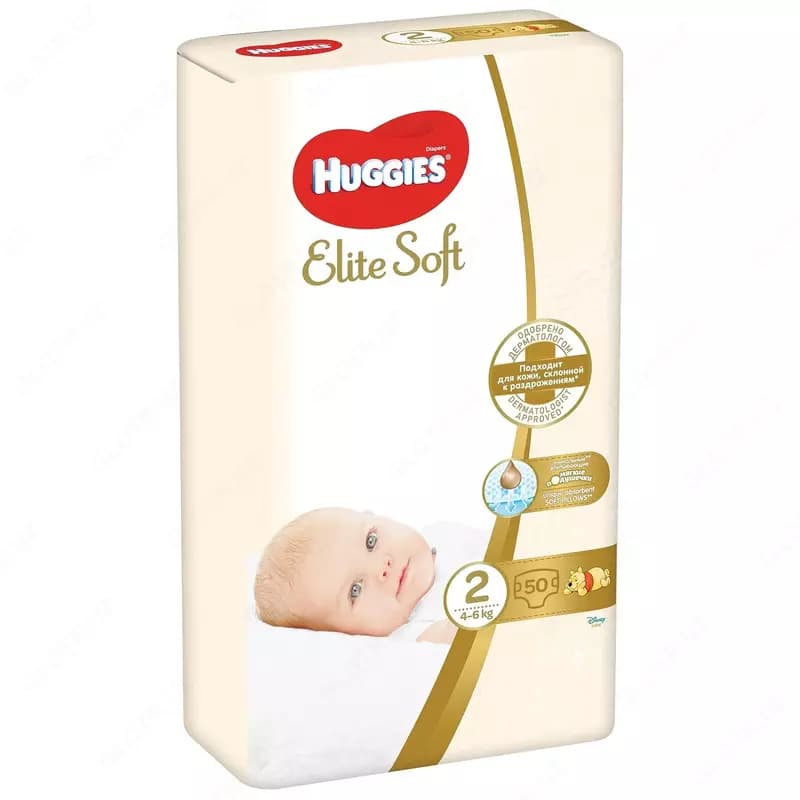 Подгузники Huggies Elite Soft 2 — 3