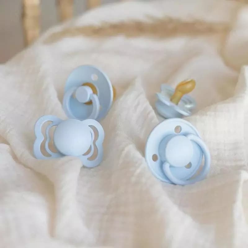 Набор BIBS Try-It Collection Colour Baby Blue 0-6 мес — 4