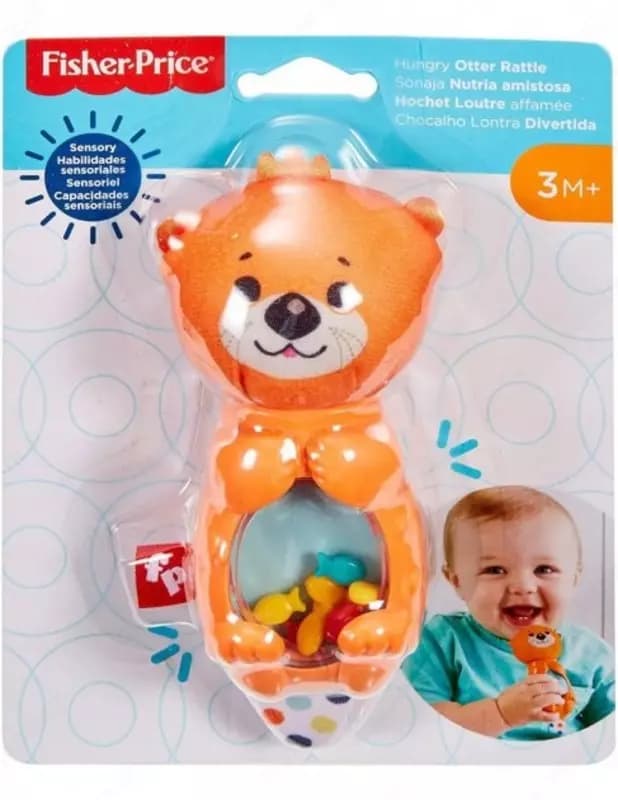Погремушка Fisher-Price Hungry Otter от 3 мес — 1