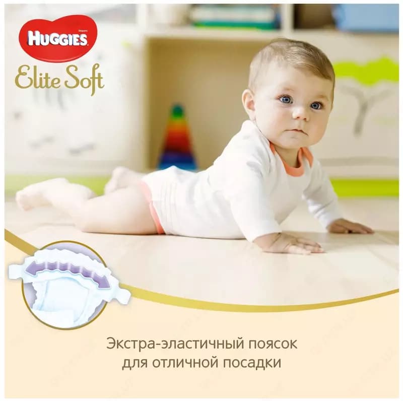Подгузники Huggies Elite Soft 4 (8-14 кг) 33 шт — 3