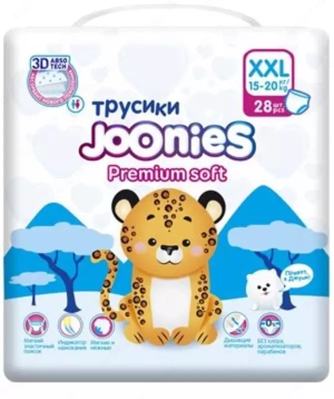 Joonies трусики Premium Soft XXL, 15-20 кг, 28 шт. — 1
