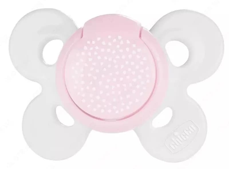 Соска-пустышка PHYSIOCOMFORT PINK/WHITE 0-6m SIL 1PC, арт.CH74911-11 — 2