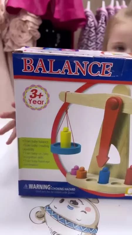 Детские деревянные игрушечные весы ”ВЗВЕСЬ-КА” — 6
