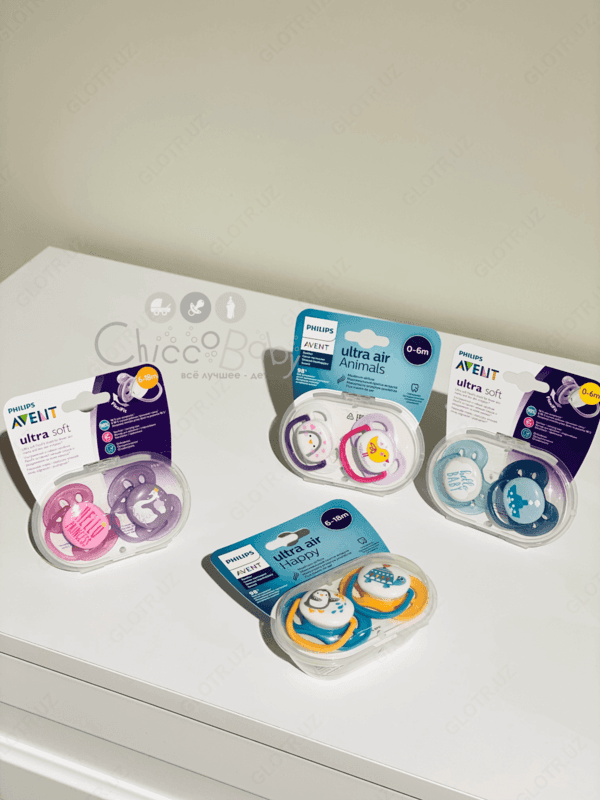 AVENT Пустышка серии Ultra Soft 6-18 мес. — 3