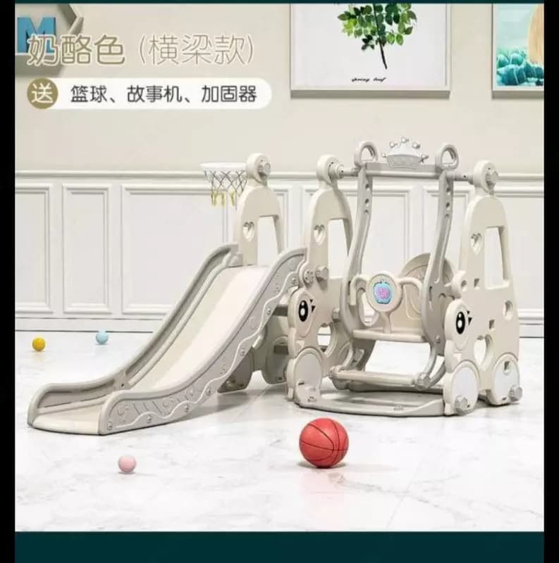 Игровой комплекс: горка, качели, баскетбольная корзина — 2