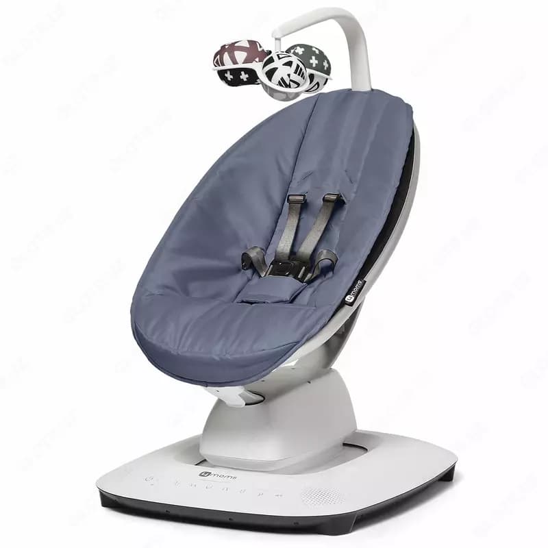 Детская Электронная люлька шезлонг 4moms mamaRoo New Multi-Motion Slate Blue — 2