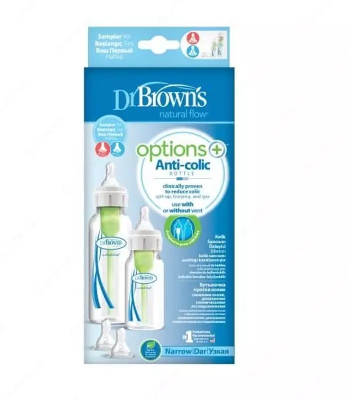 Стартовый комплект бутылочек для новорожденного Dr Brown — 2