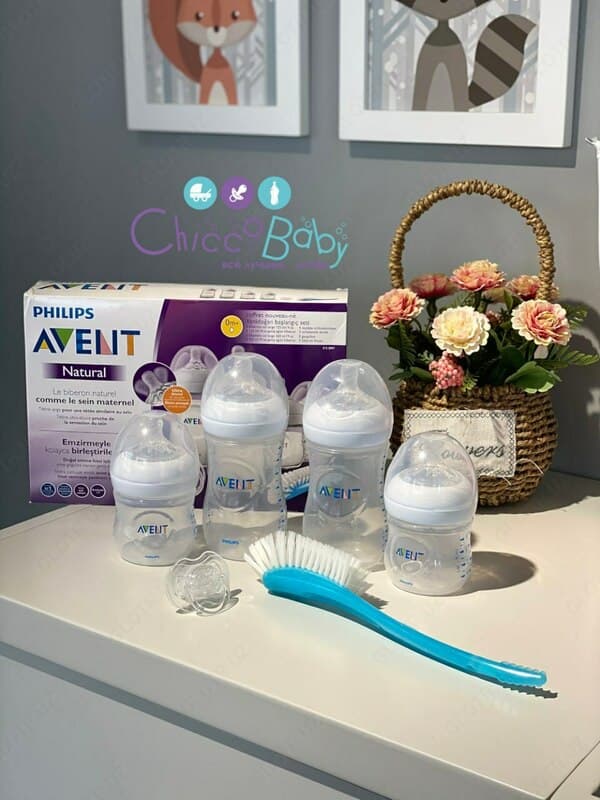 Набор бутылочек для кормления Natural от Philips Avent - с рождения — 2