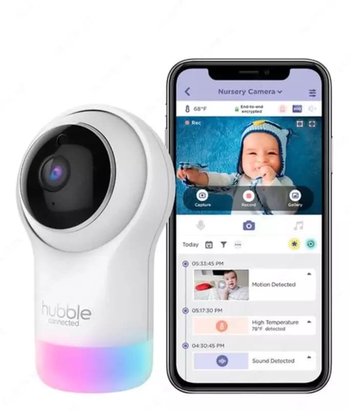 Детская видеоняня Hubble Pal Glow Plus 4416-WHAE-01 — 2