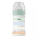 Бутылочка для кормления Well-Being Plastic Feeding Bottle 150ml SLOWFLOW 0м+ SIL, GREEN, арт.CH28611-21