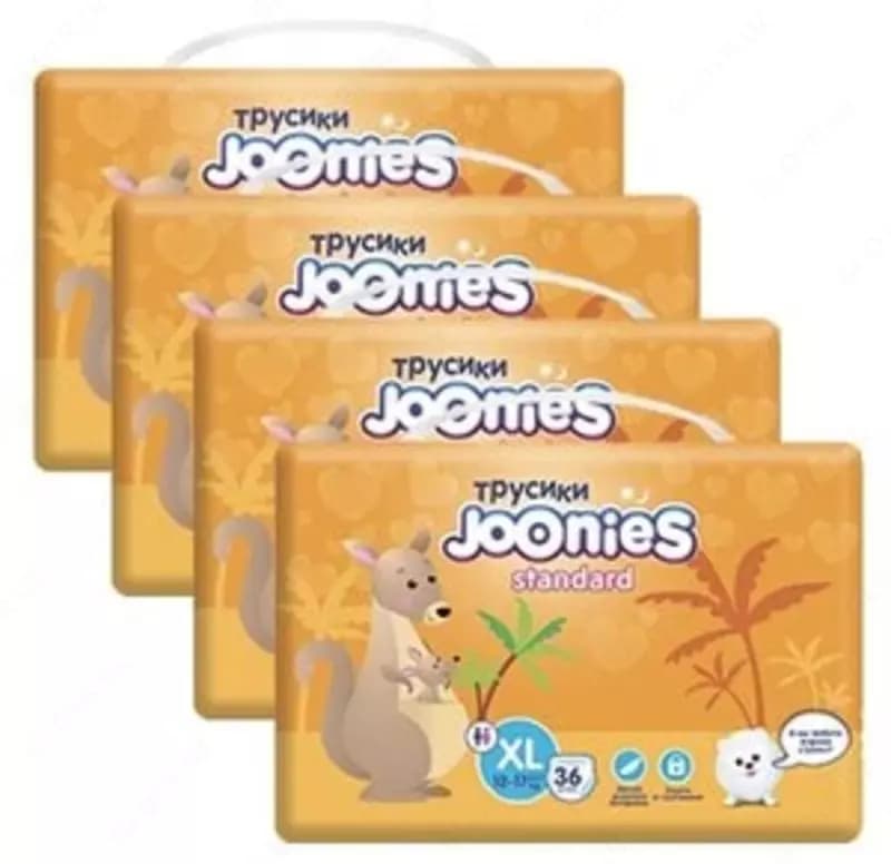 Joonies Трусики Standard XL (12-17 кг), 36 шт., 4 уп. — 1