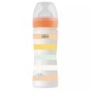 Бутылочка для кормления Well-Being Plastic Feeding Bottle 250ml MEDIUMFLOW 2м+ SIL, ORANGE, арт.CH28623-31