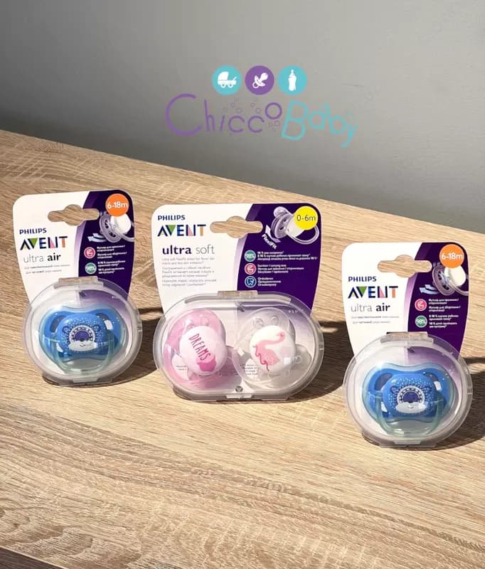 Пустышка Philips Avent ultra soft 0-6 месяцев — 2