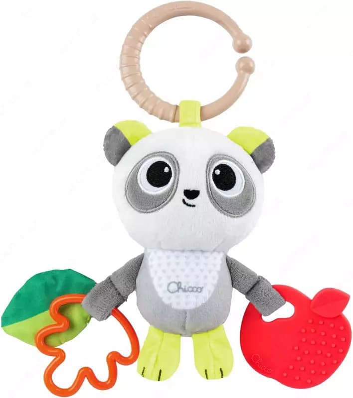 Погремушка-прорезыатель тканевая CHICCO FIRST ACTIVITIES PANDA, арт CH11566 — 1