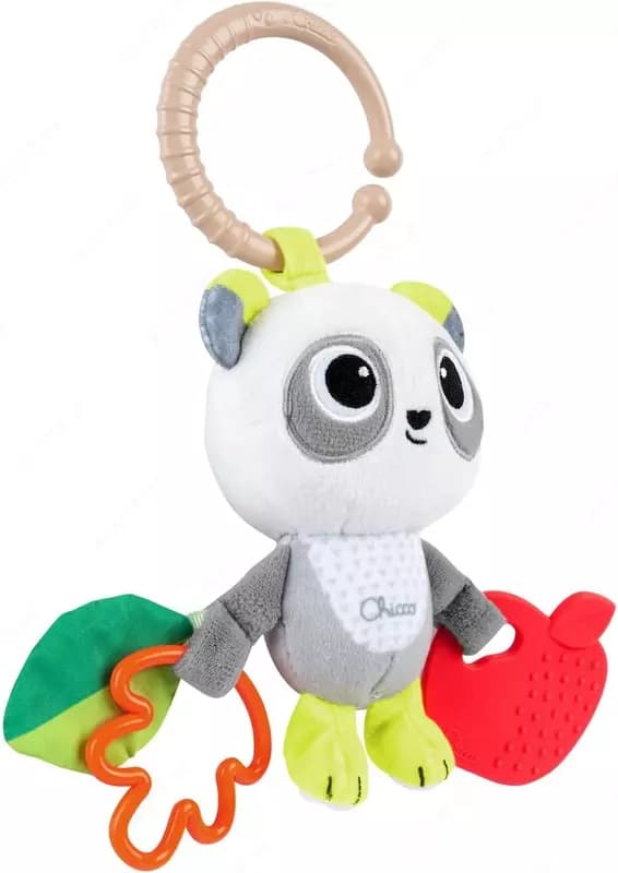 Погремушка-прорезыатель тканевая CHICCO FIRST ACTIVITIES PANDA, арт CH11566 — 2