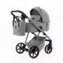 Детская коляска 2 в 1 ”Adamex” Delta Nature 8 MINT, +0 мес., сумка для мамы